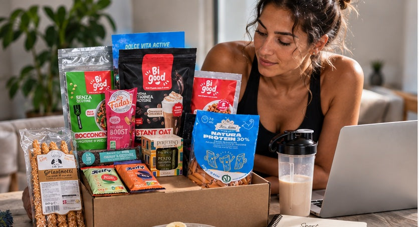 Sélection de produits protéinés et de nutrition sportive pour choisir une box adaptée à ses objectifs