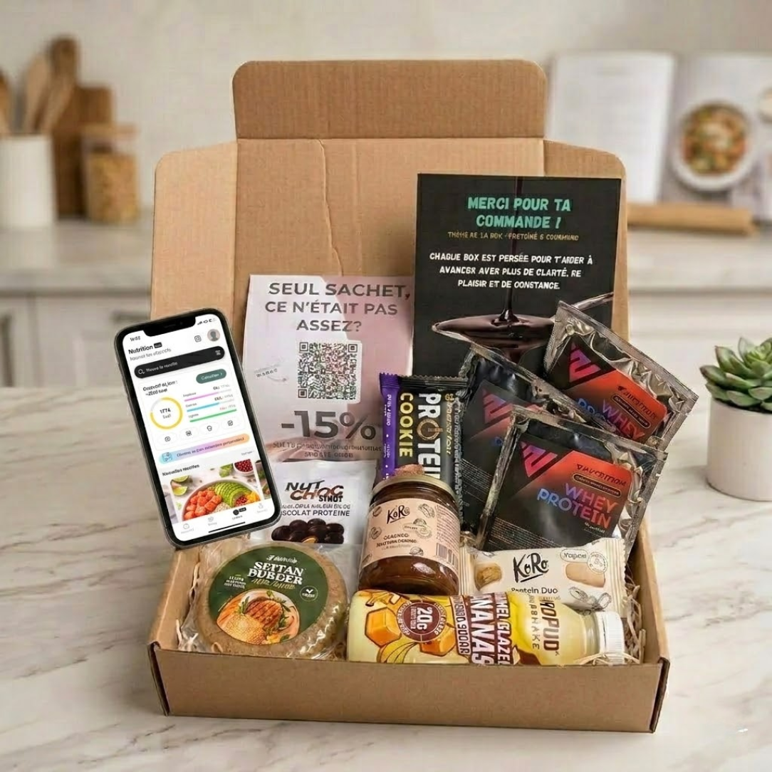 MYR PROT BOX - La box sport & nutrition pour tenir ta routine et atteindre tes objectifs.
